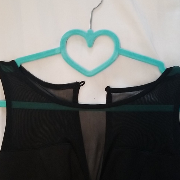 Guess Black Mesh Bodycon Dress - Picture 2 of 5